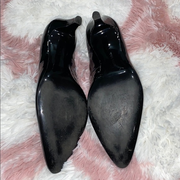 🌷Anne Klein paisley black patent heels - Picture 7 of 7
